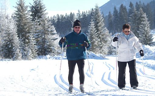 Perfekte Bedingungen zum Langlaufen und für Winterwanderungen Perfekte Bedingungen zum Langlaufen und für Winterwanderungen
